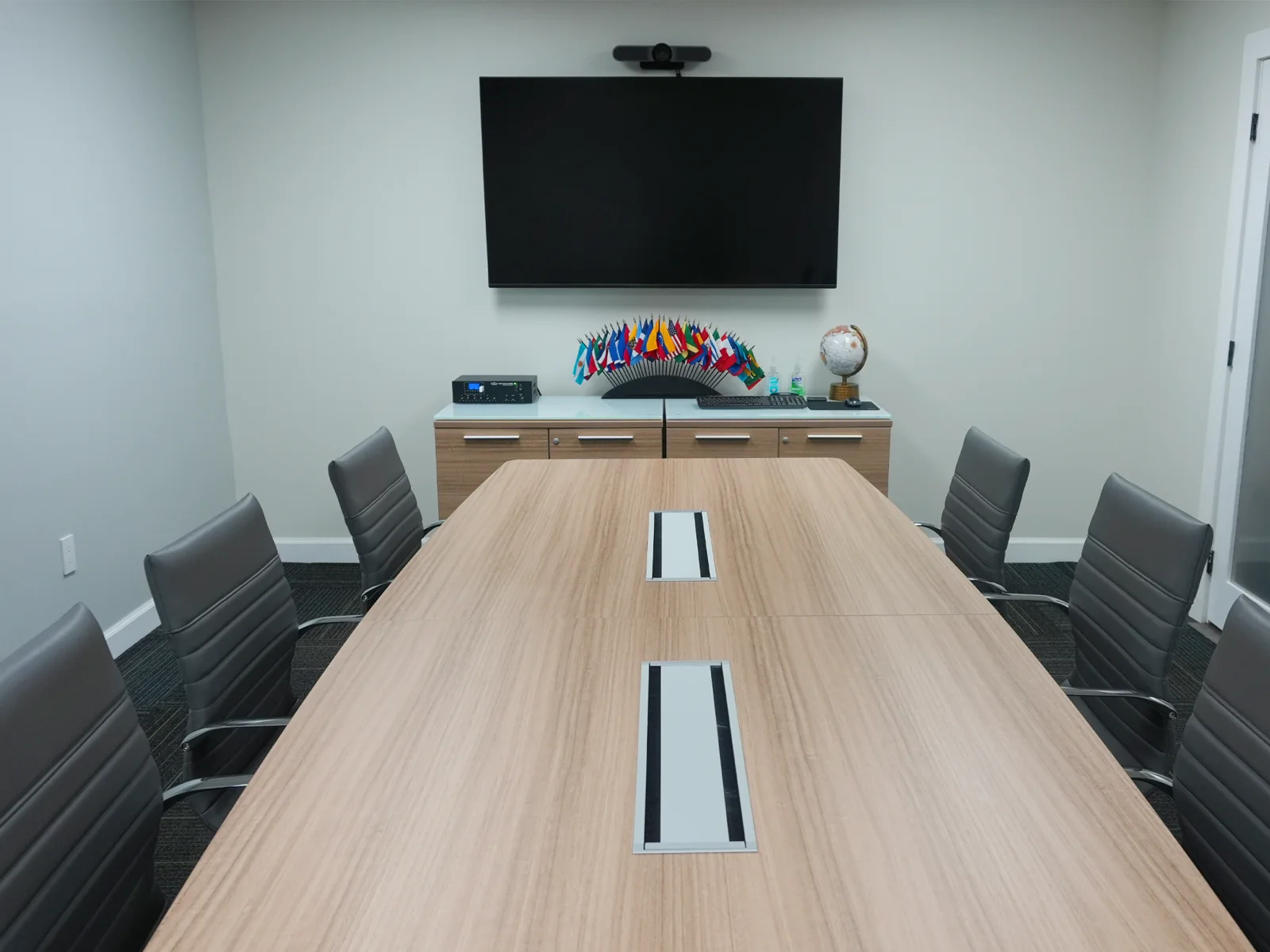 De La Vega Law conference room in Miami